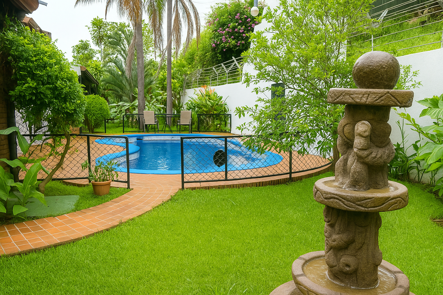 Instalaciones y habitaciones de Hotel Casona del Valle en Cariari, Heredia