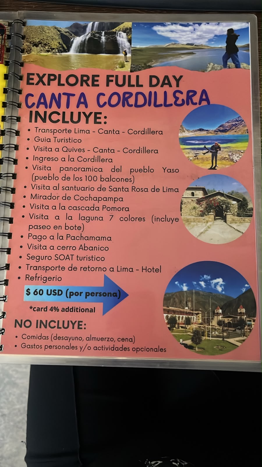Full Day Tour Canta Cordillera - Hotel Pucllanawasi Miraflores