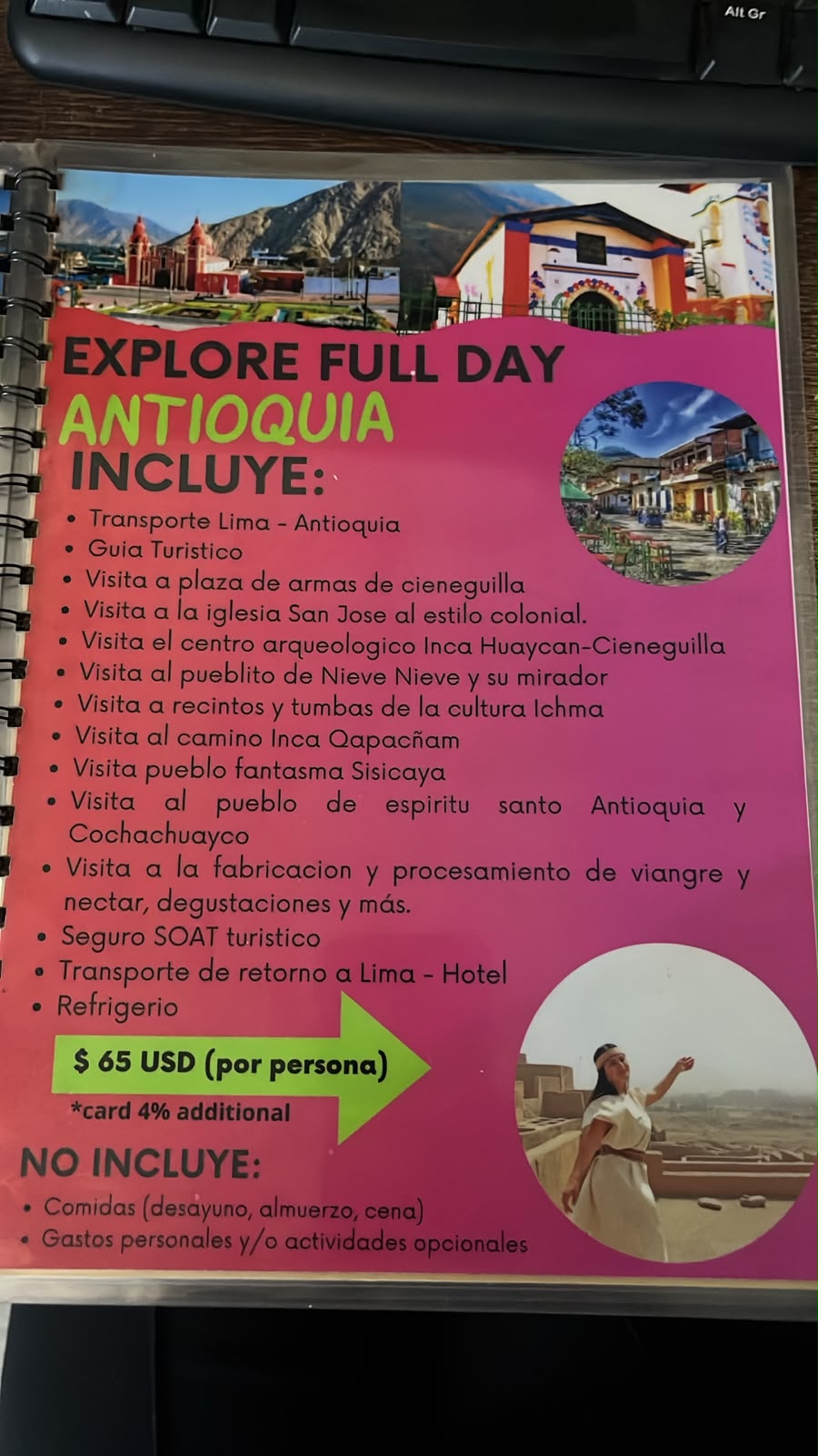 Full Day Tour Antioquia - Hotel Pucllanawasi Miraflores