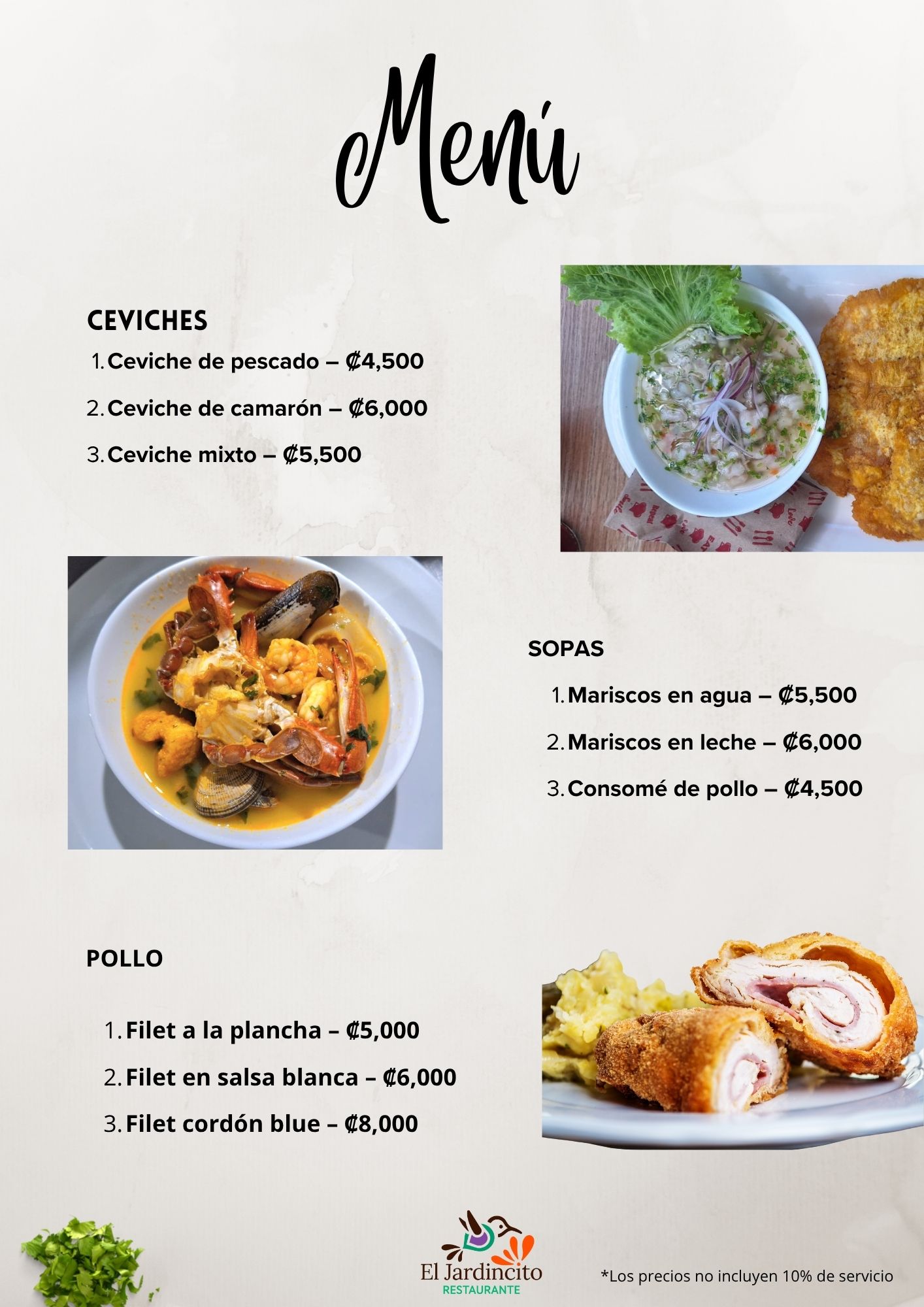 Pagina 1 Menu
