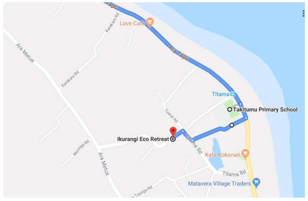 Ikurangi Driving map