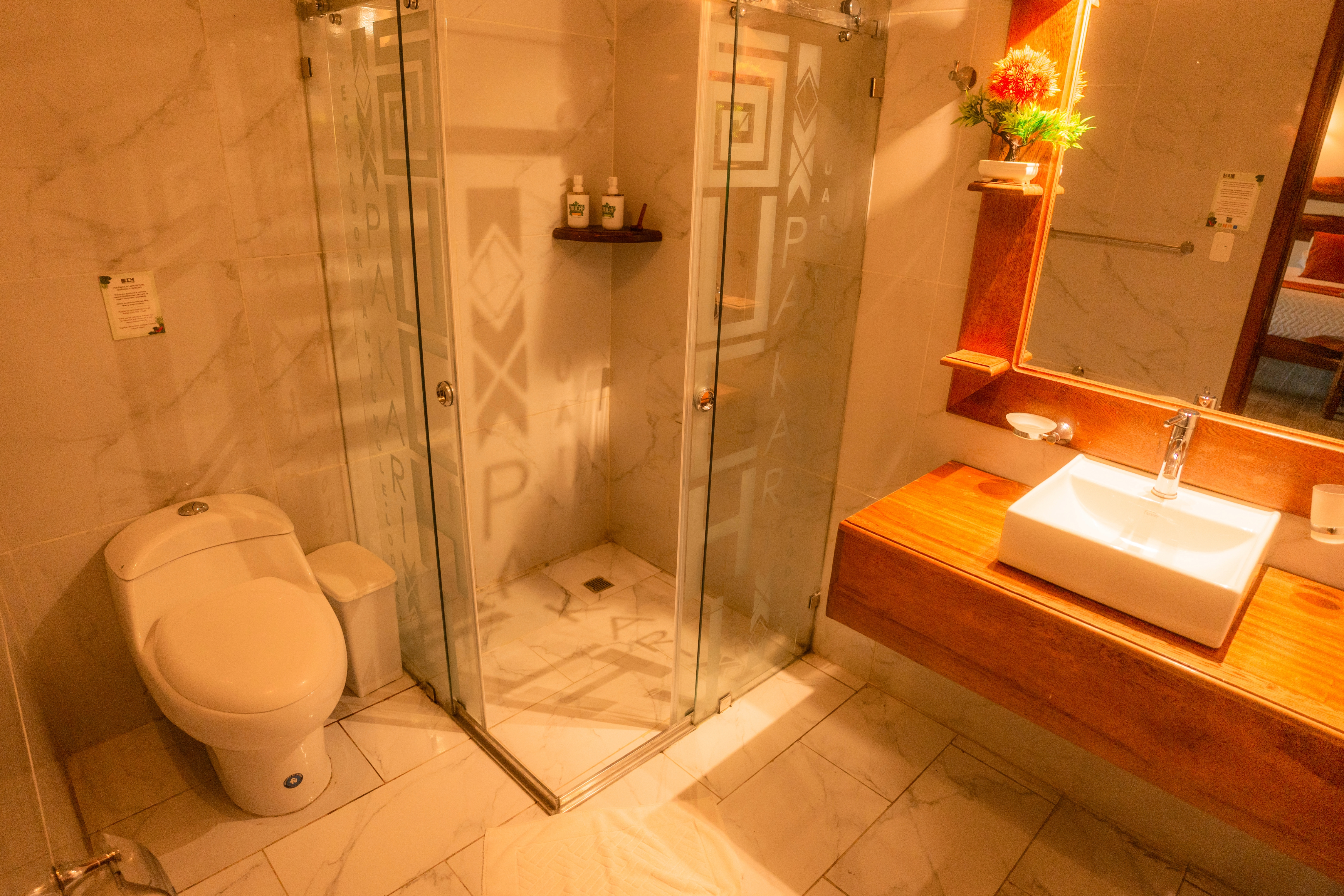 The Superior Rooms are the perfect choice for couples or families wanting space, comfort, and direct connection with nature. Each room features a private balcony and large panoramic windows overlooking the rainforest, ideal for relaxing after a day of exploring the Amazon. A top pick for travelers looking for an authentic yet comfortable jungle lodge in Ecuador.