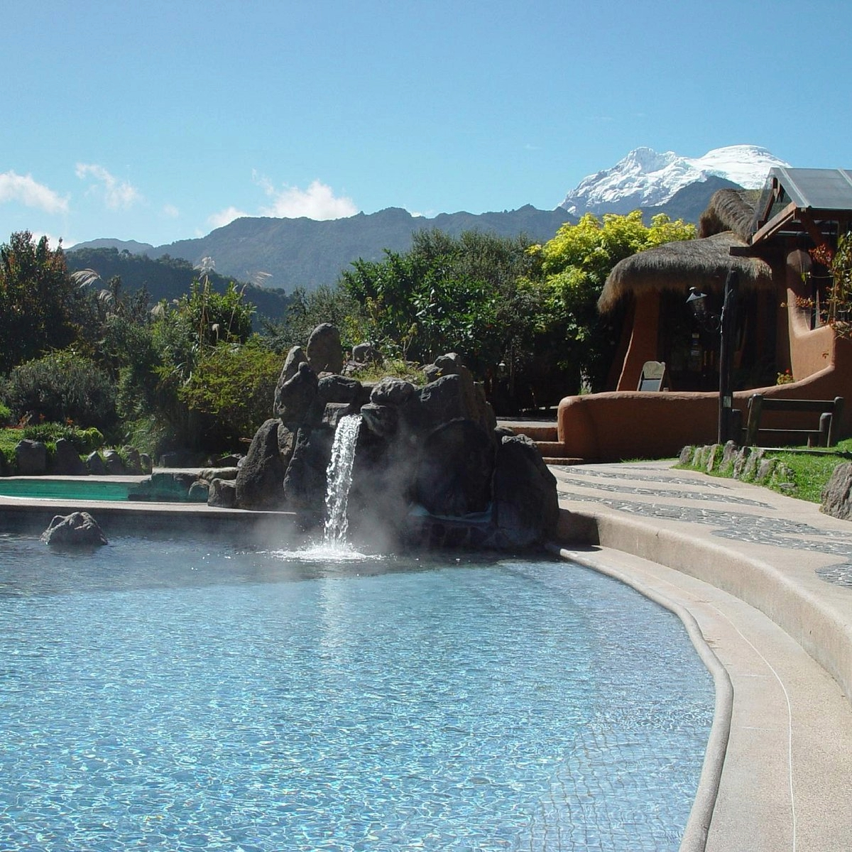 relax at the Papallacta Hot Springs